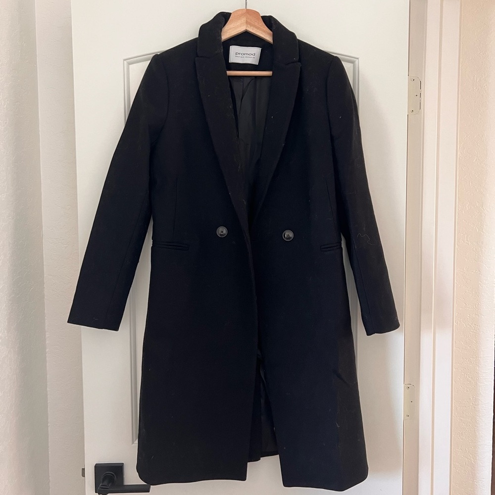 Promod black coat